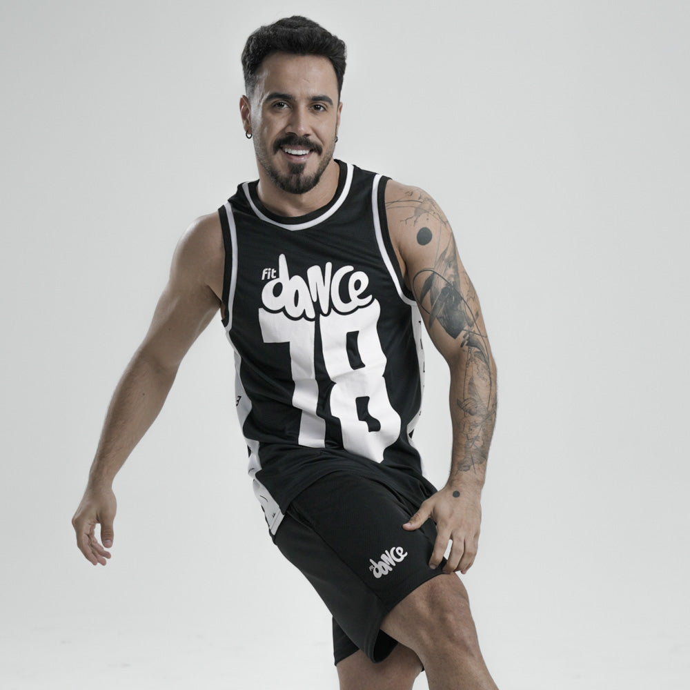 REGATA BASQUETE FITDANCE CLASSIC PRETO