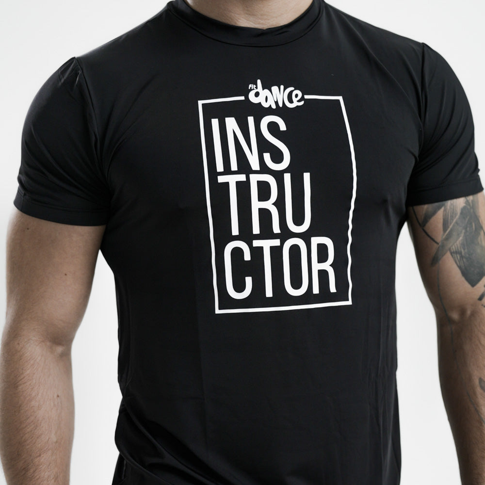 CAMISETA SQUARE  INSTRUCTOR FANCE RACE PRETO