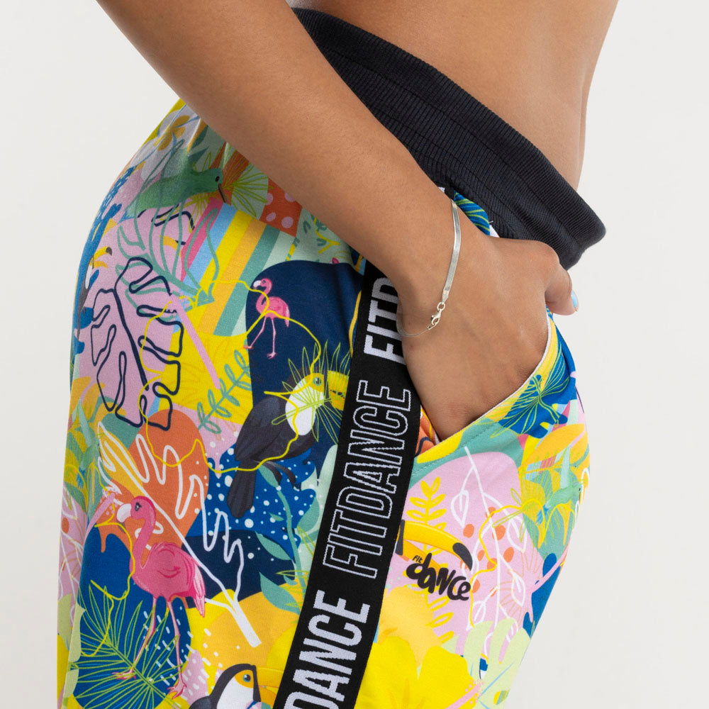 CALÇA FITDANCE FLORAL