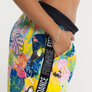 CALÇA FITDANCE FLORAL