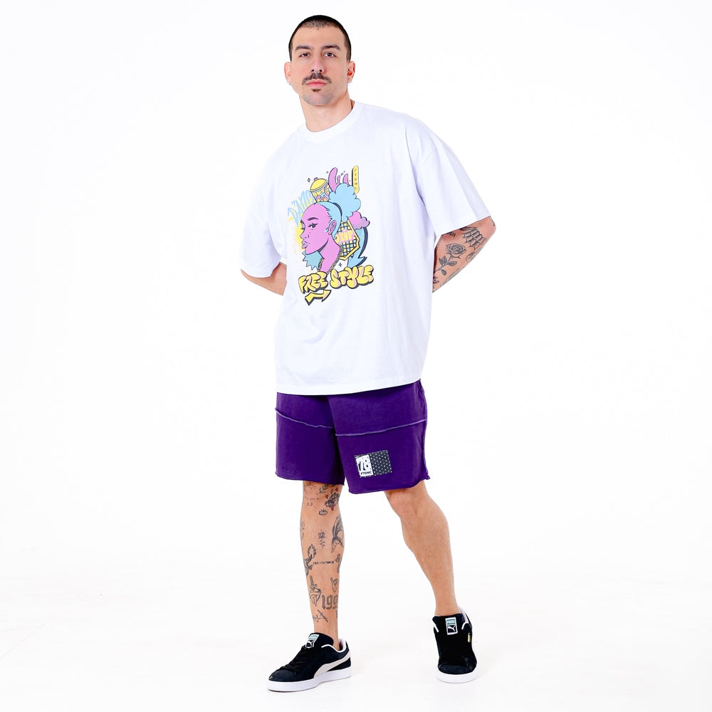 CAMISETA OVER WOMAN FTDNC BRANCA