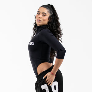 BODY CAVADO GOLA ALTA ML BEATS FITDANCE PRETO