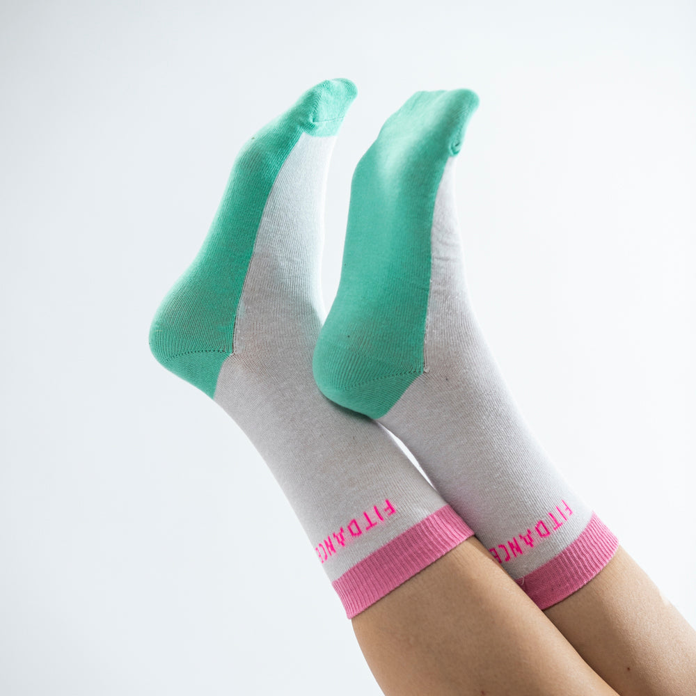 MEIA BRANCO FITDANCE CANDY