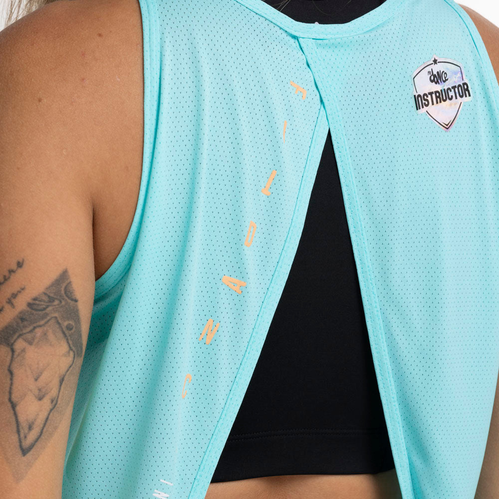 REGATA DECOTE COSTAS FITDANCE INSTRUCTOR AZUL CLARO