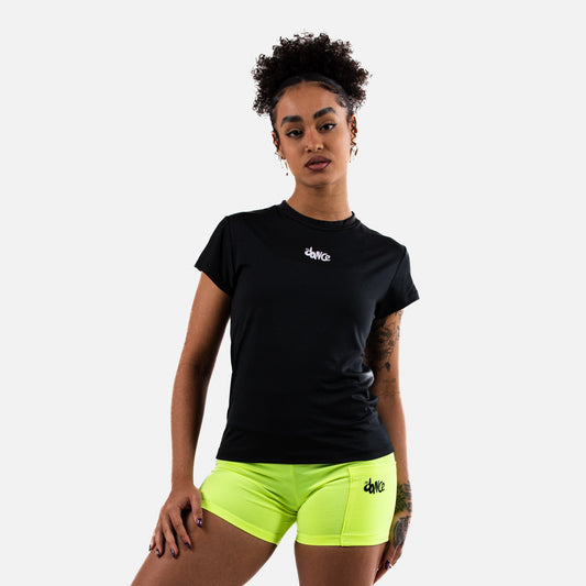 BABY LOOK FITDANCE PRETO