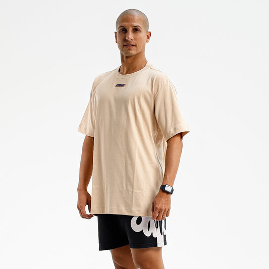 CAMISETA OVERSIZED MALHÃO FTDNC BEGE