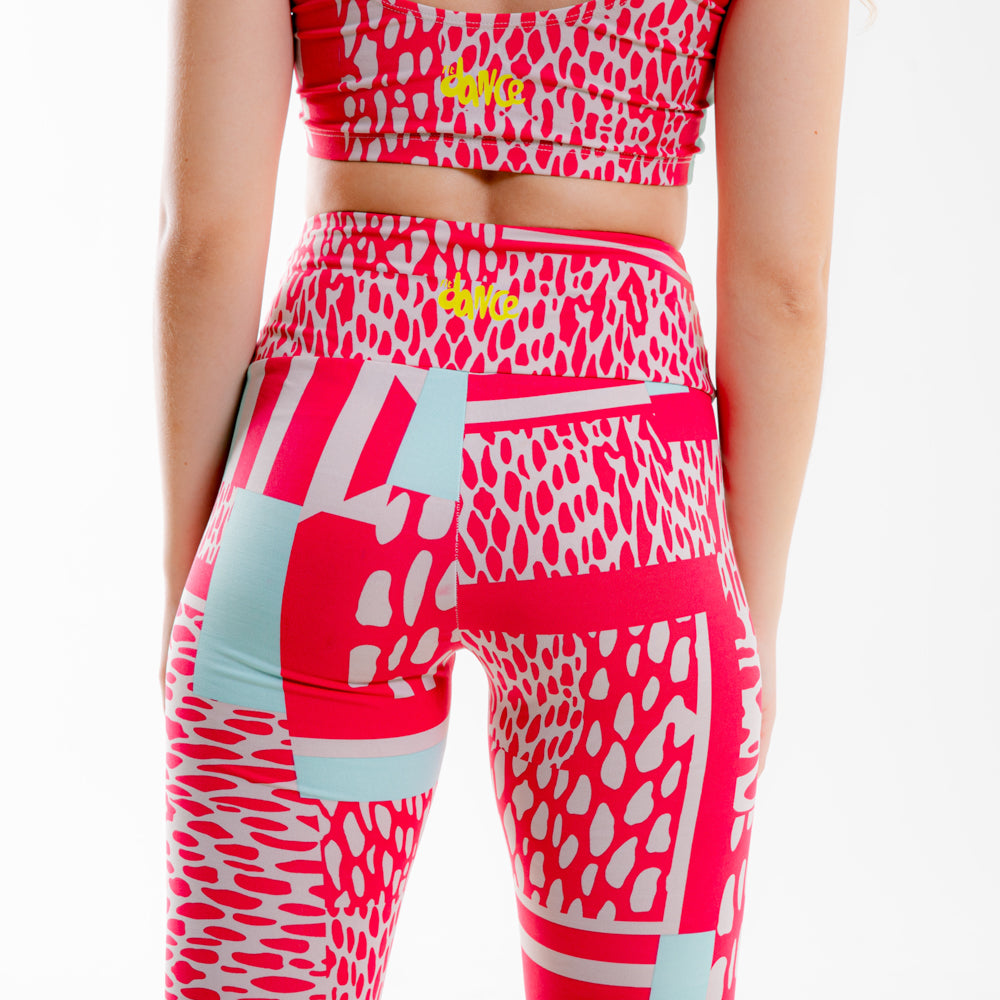 LEGGING ESTAMPADA FITDANCE ROSA
