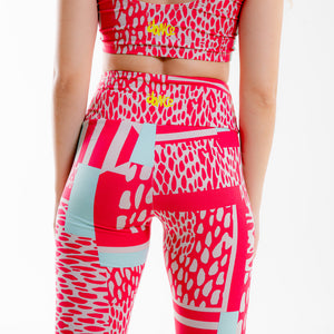 LEGGING ESTAMPADA FITDANCE ROSA