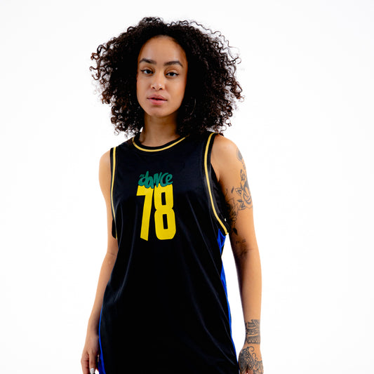 REGATA BASQUETE CUSTOM FITDANCE PRETO