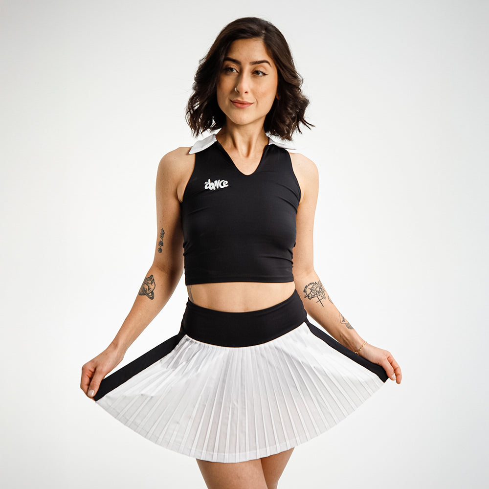 CROPPED POLO FITDANCE SPORT PRETO