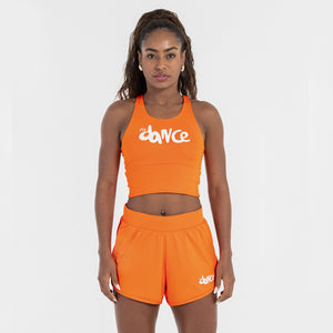 TOP ALONGADO NADADOR FITDANCE LARANJA