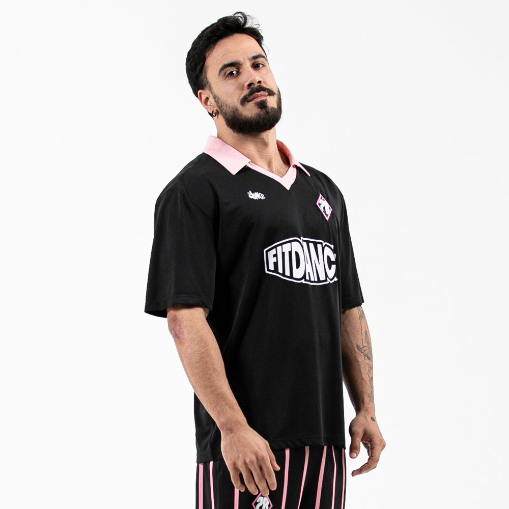 POLO FUTEBOL FITDANCE SPORT PRETO
