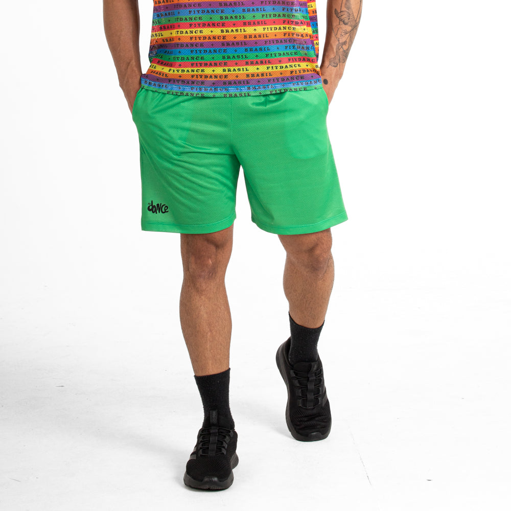 BERMUDA FITDANCE COLORÊ VERDE