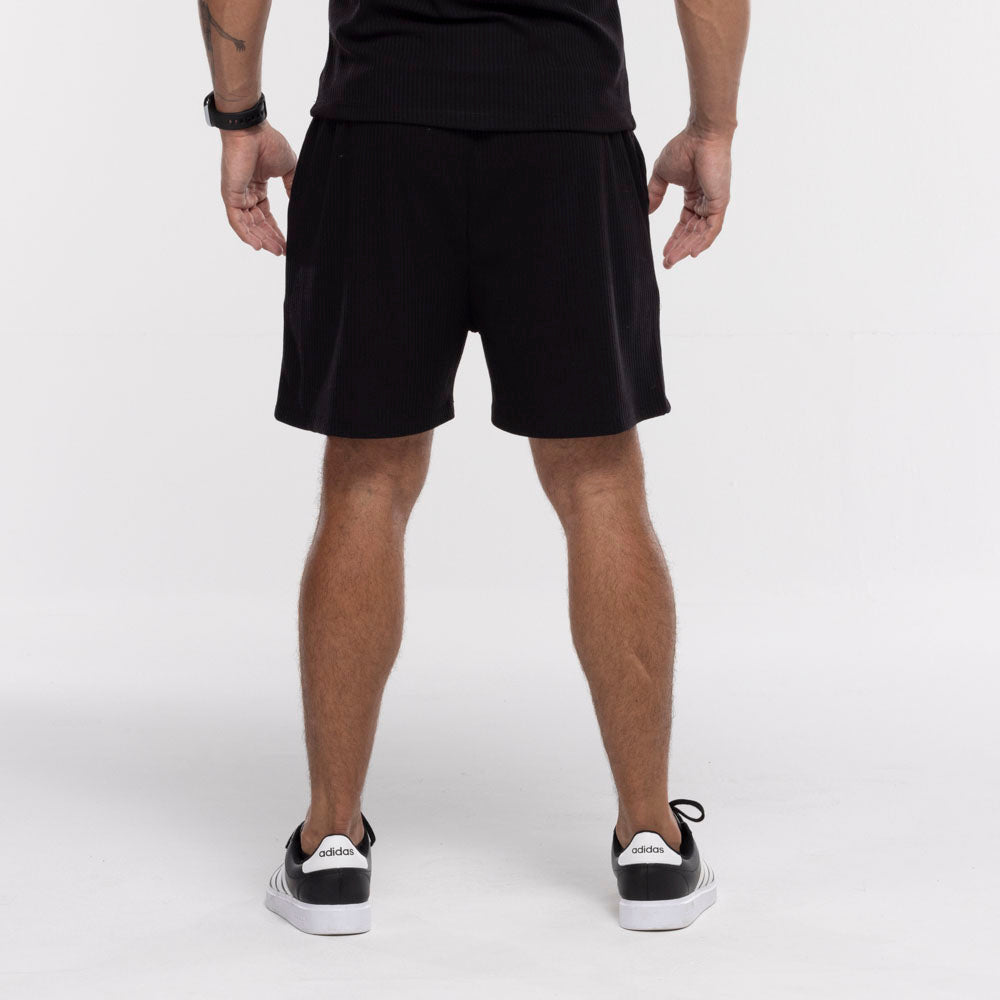 BERMUDA CANELADA FITDANCE PRETO