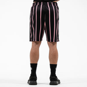 BERMUDA LISTRA FITDANCE SPORT PRETO