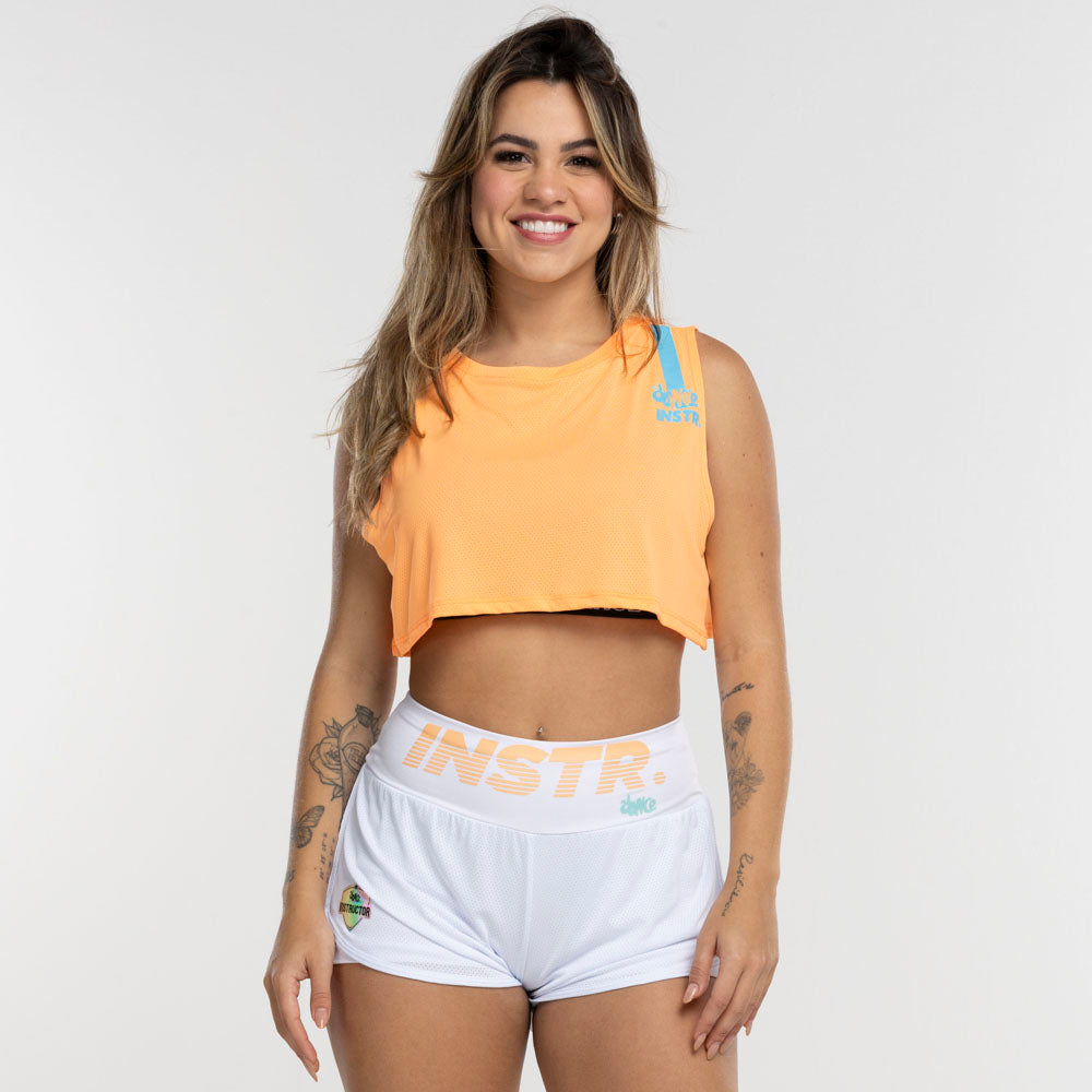 REGATA CROPPED FITDANCE INSTRUCTOR LARANJA