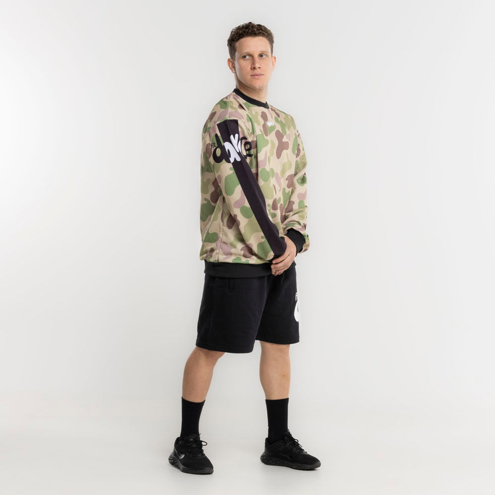 MOLETOM FITDANCE LINES CAMUFLADO