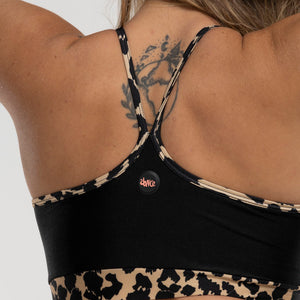 TOP ALÇAS ANIMAL FITDANCE PRETO