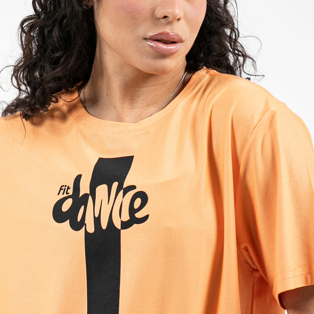 CAMISETA DRY FIT BEATS FITDANCE LARANJA