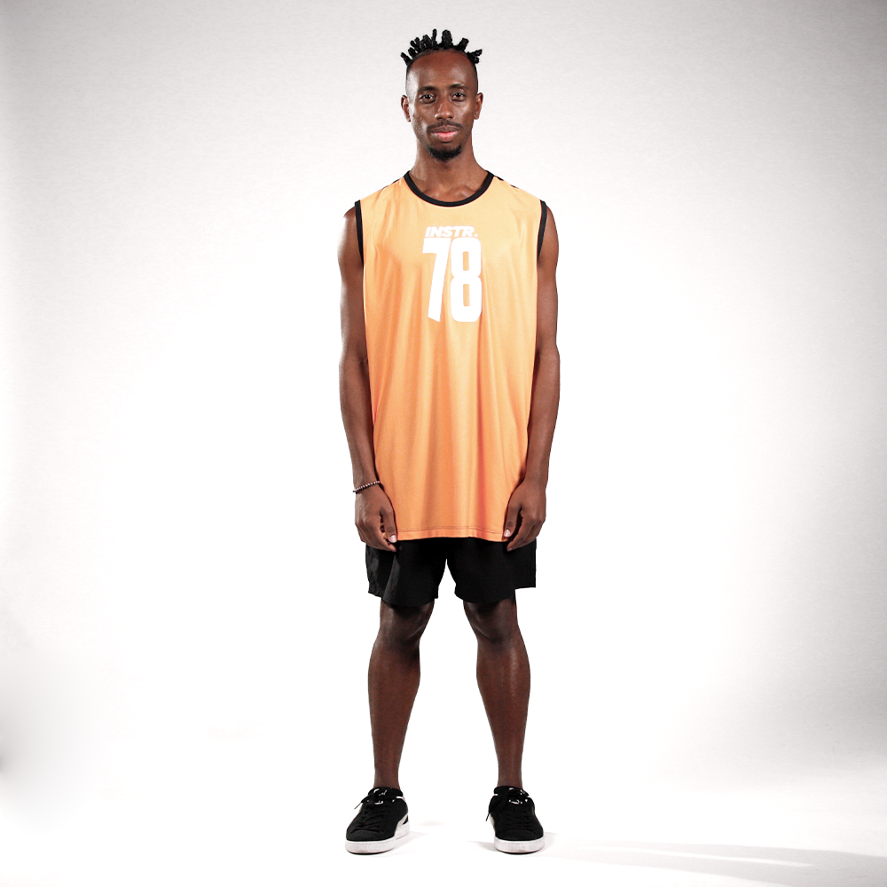 REGATA MACHÃO INSTRUCTOR BEATS FITDANCE LARANJA