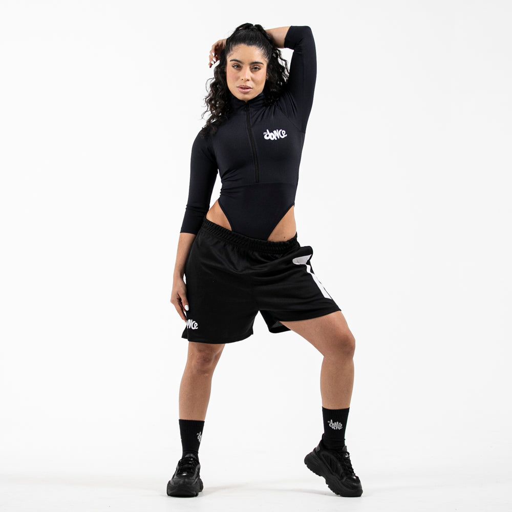 BODY CAVADO GOLA ALTA ML BEATS FITDANCE PRETO