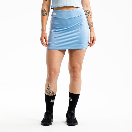 SHORTS SAIA VIÉS FITDANCE AZUL