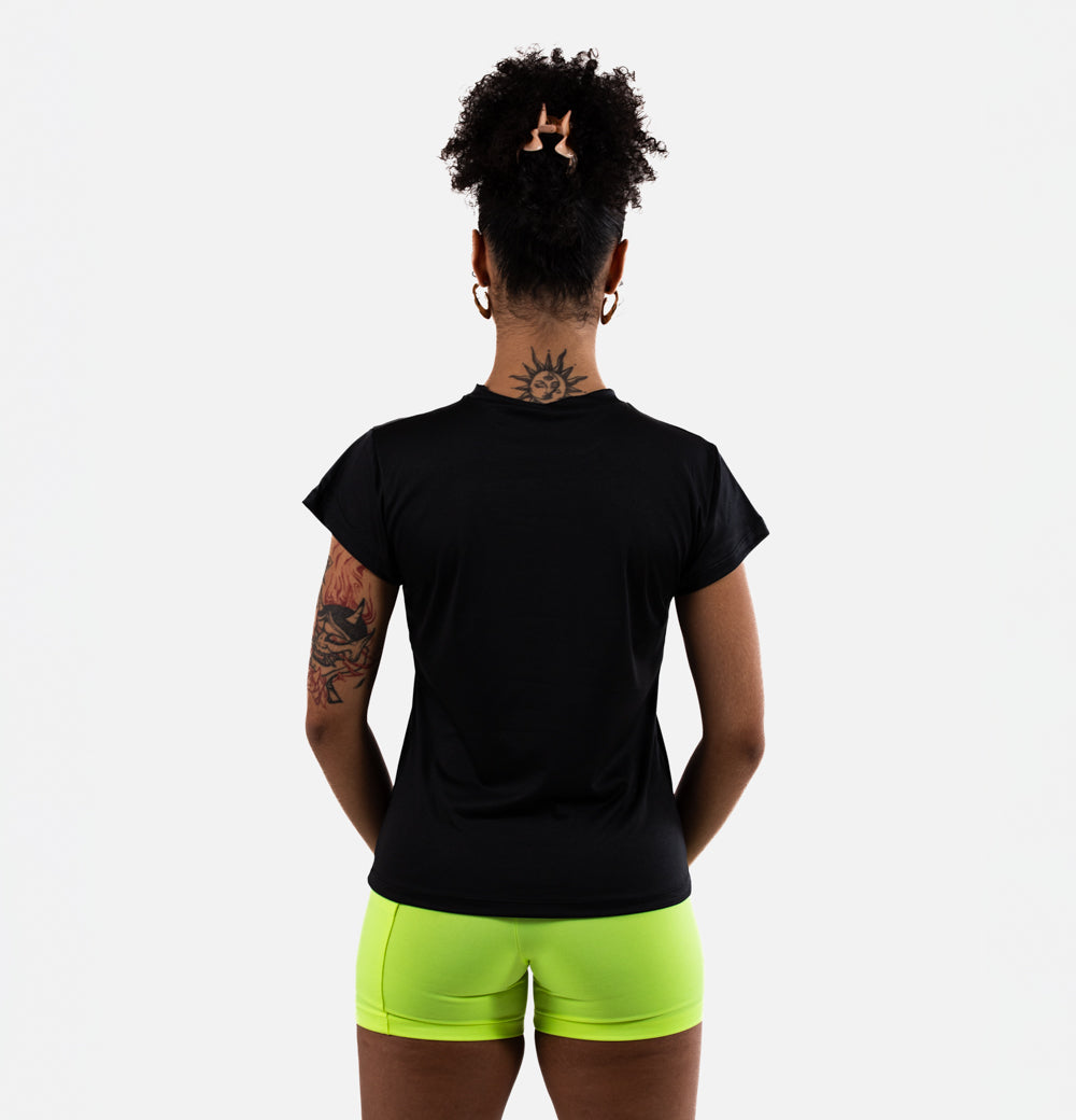 BABY LOOK FITDANCE BOLD PRETO