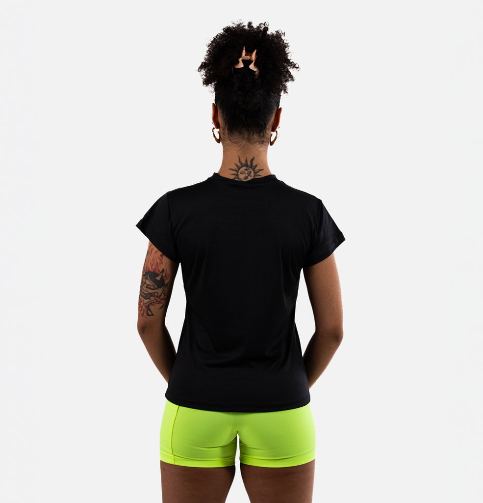 BABY LOOK FITDANCE BOLD PRETO