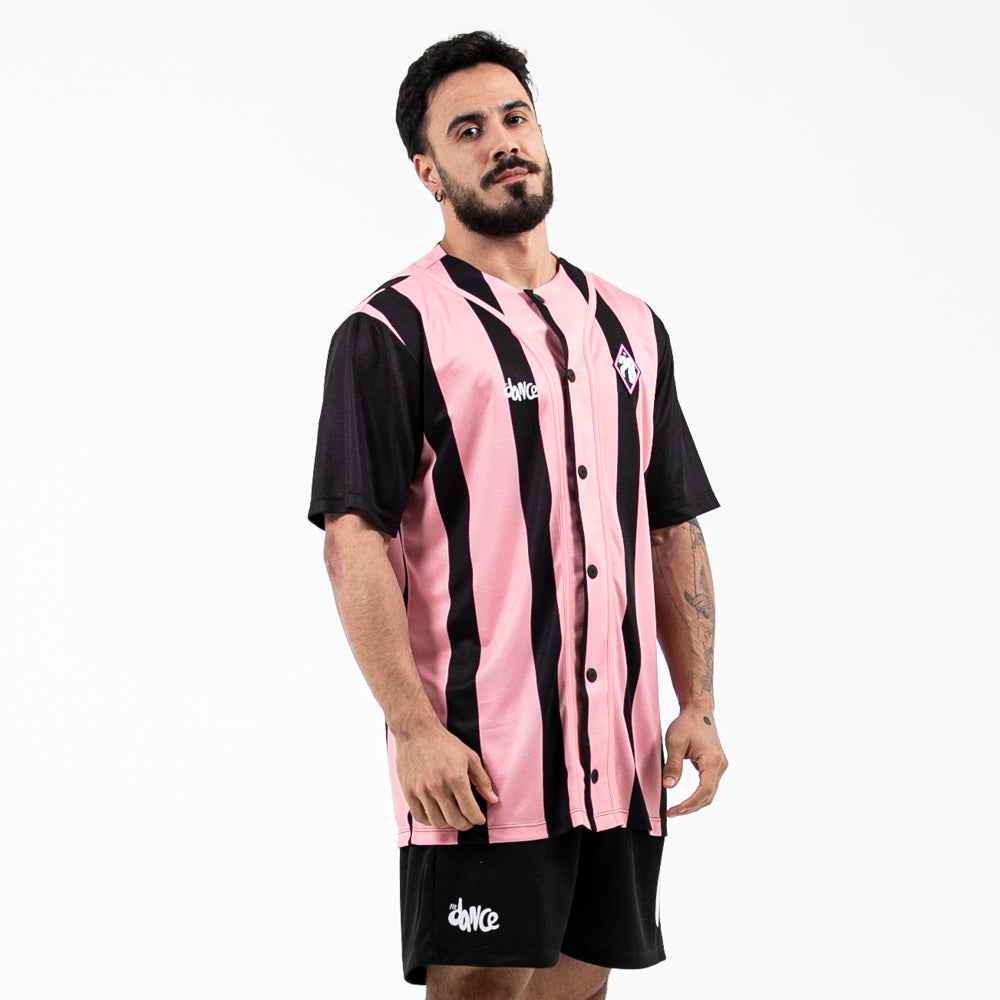 CAMISA BASEBALL FITDANCE SPORT PRETO