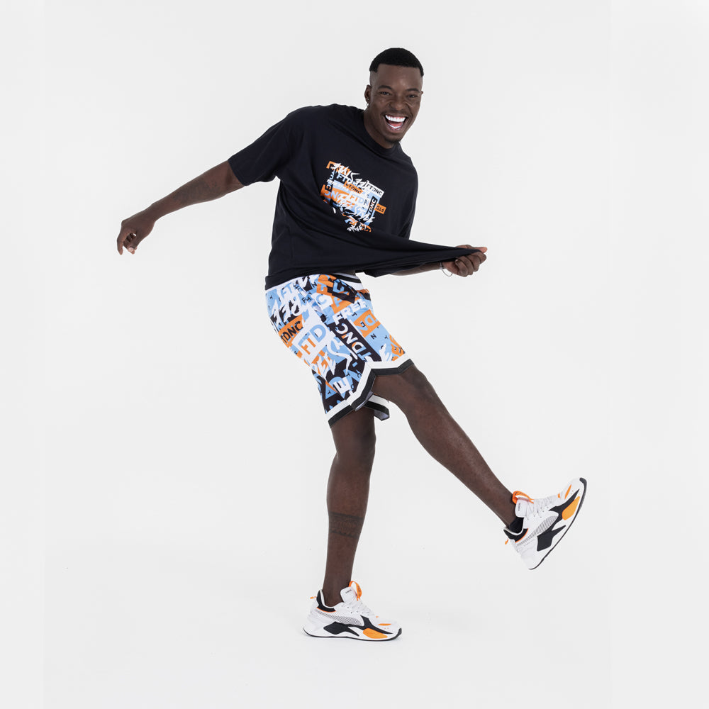 BERMUDA BASQUETE LOGOS FTDNC AZUL