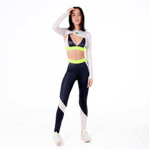 LEGGING ELASTICO RECORTE FITDANCE PRETO