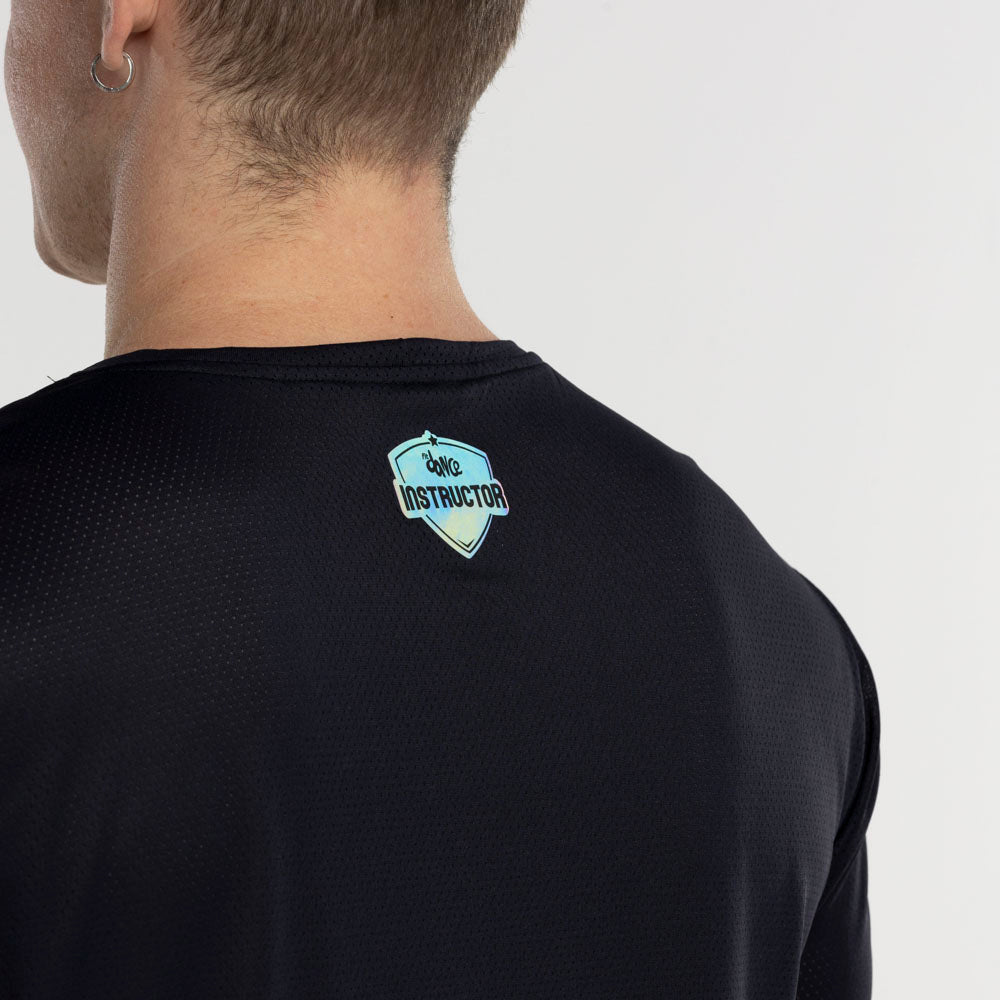 CAMISETA ESTAMPA OMBRO FITDANCE INSTRUCTOR PRETO