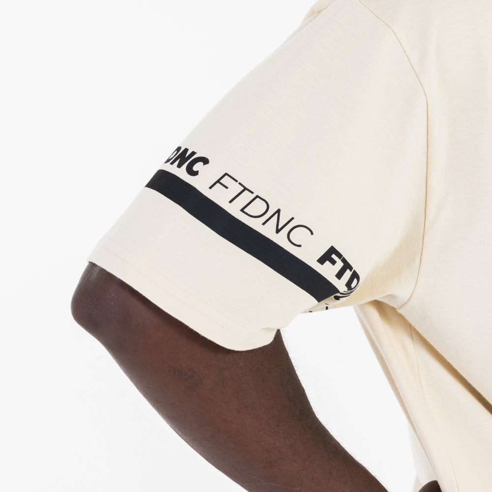 CAMISETA OVERSIZED LISTRA MANGA FTDNC AREIA