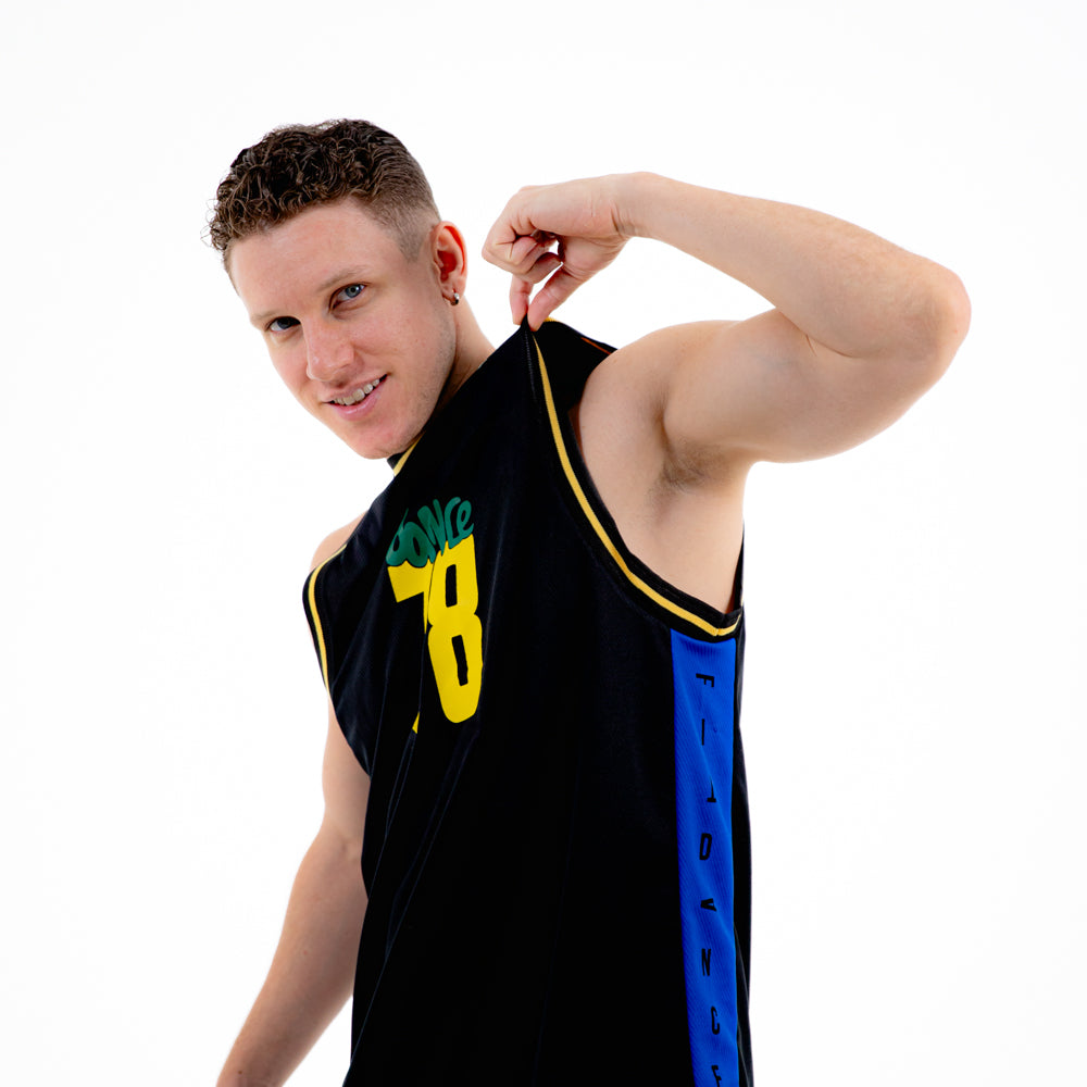 REGATA BASQUETE CUSTOM FITDANCE PRETO