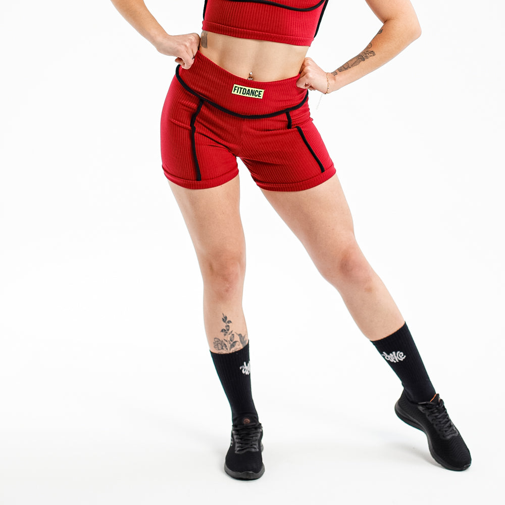 SHORTS VIES PL FITDANCE VINHO