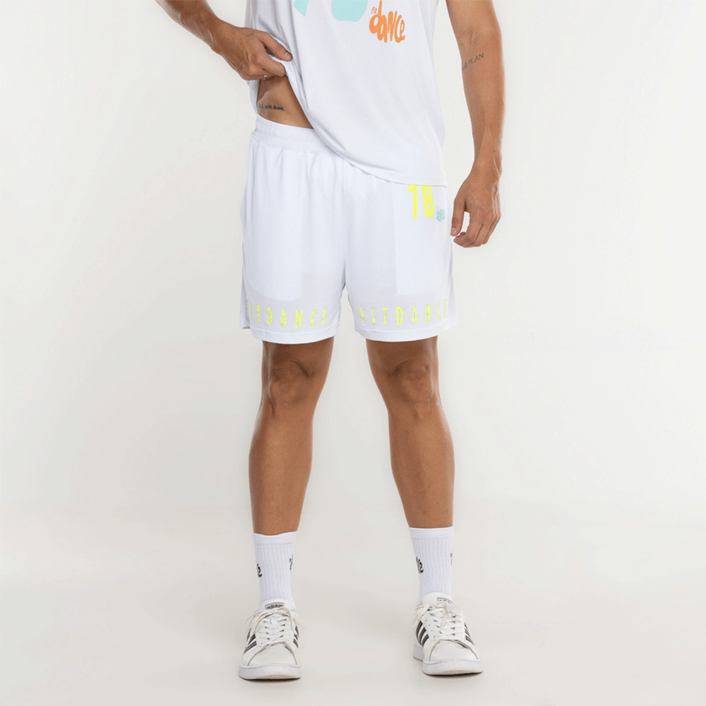 BERMUDA MESH FITDANCE BRANCO