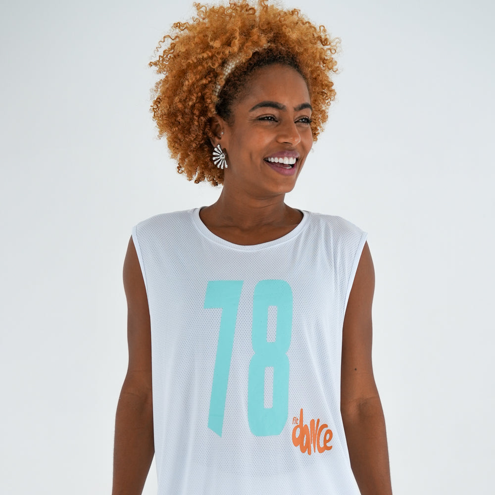 REGATA POLI MACHÃO FITDANCE BRANCO