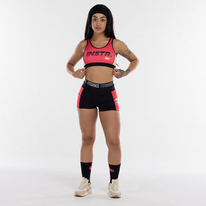 TOP REGATA TRICOLOR INSTRUCTOR FITDANCE ROSA